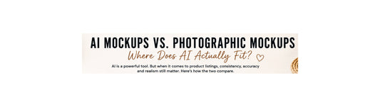 🤖 AI Mockups vs. Photographic Mockups: Where Does AI Actually Fit?