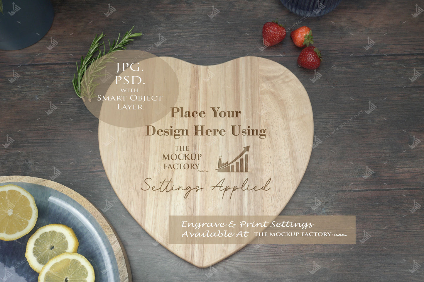Huge Pack Chopping Board Mockups Bundle - Acacia & Rubberwood - Dark Vintage - PSD Templates with Smart Object - UK Product Mockup