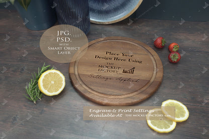 Huge Pack Chopping Board Mockups Bundle - Acacia & Rubberwood - Dark Vintage - PSD Templates with Smart Object - UK Product Mockup