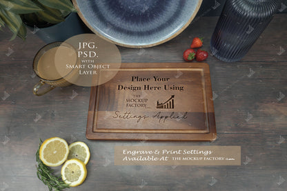 Huge Pack Chopping Board Mockups Bundle - Acacia & Rubberwood - Dark Vintage - PSD Templates with Smart Object - UK Product Mockup